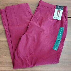 Rafaella Burgundy Trousers